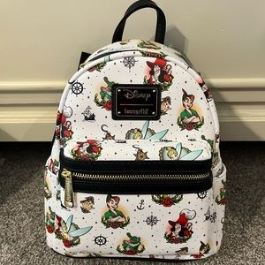 NWT Disney Peter Pan Tattoo Loungefly Mini Backpack